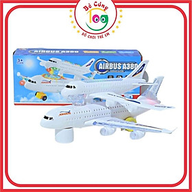 Đồ Chơi Máy Bay 2 Tầng Chạy Pin Phát Sáng 3D Và Âm Thanh Vui Nhộn Dành Cho Bé