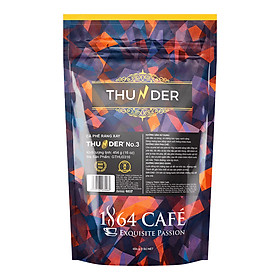 Cà Phê Bột Thunder No.3 Gu Việt Pha Phin/Pha Máy – 1864 CAFÉ trọng lượng tịnh 454g