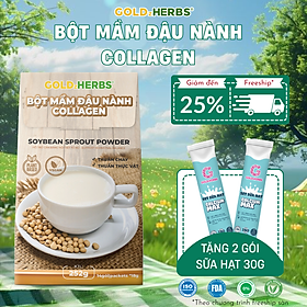 Bột mầm đậu nành Collagen GoldzHerbs – 14 gói/ 500g