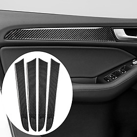 4Pcs Automotive Interior Door Handle Panel Sticker, Replace Strips for Audi Q5