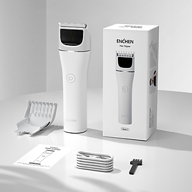 Tông đơ cắt tóc Enchen Boost 2 đâu cắt gốm 2 chế độ cạo, độ ồn thấp, pin đến 120 phút - Hàng chính hãng