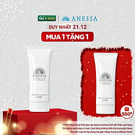 [Mua 1 Tặng 1] Kem chống nắng dưỡng trắng dạng gel Anessa Whitening UV Sunscreen Gel 90g