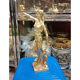 Mua Tượng nữ thần công lý bằng đồng cao 30cm  tượng nữ thần công lý