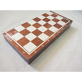 Bàn cờ vua gỗ đạt chuẩn kích cỡ 35x36x2,5cm