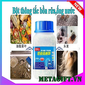 Mua Bột thuốc thông tắc cống bồn rửa mặt rửa chén bát bồn cầu đường ống nước cực mạnh siêu thần thánh