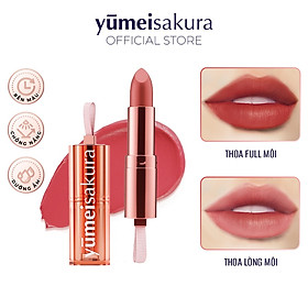 Son Thỏi Chotto Matte Yumeisakura Lì Mịn Chống Nắng Cho Môi Căng Mượt #15 3.5g