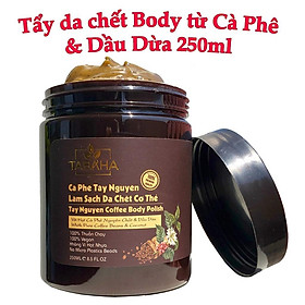 Combo Cà phê làm sạch da chết Tây Nguyên Tabaha 250ml + Nước xịt dưỡng tóc tinh dầu bưởi Tabaha 120ml