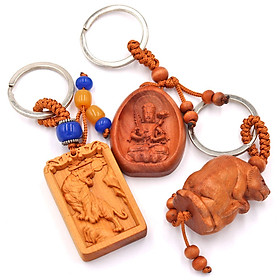 Bộ 3 móc chìa khóa 12 con giáp tuổi Dần BBPD3