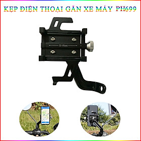 Mua Kẹp Điện Thoại Gắn Trên Xe Máy Hợp Kim Nhôm Cao Cấp Ph-699 15X10Cm