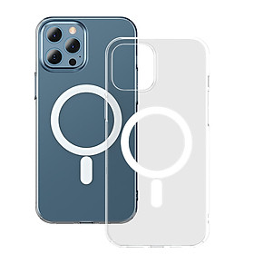 Ốp Lưng Nhựa Cứng Từ Tính Baseus Crystal Magnetic Phone Case For iP12 (Hàng chính hãng)