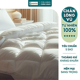 Mua Chăn Lông Vũ Tự Nhiên SAGATEX Sang Trọng Mềm Mịn Cho Da Tiêu Chuẩn 5 Sao