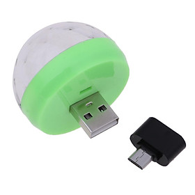 Mini USB Sân Khấu Ánh Sáng Vũ điệu Điều Khiển Bằng Giọng Nói Bóng Ma Bóng đèn RGB Bóng đèn LED