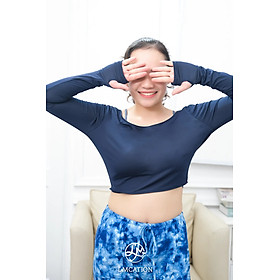 Áo Thể Thao Đa Năng LMcation Stefan Crop Top - Màu Đen