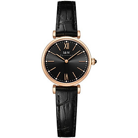 Đồng hồ nữ chính hãng IW CARNIVAL IW562L-3 Kính sapphire ,chống xước ,Chống nước 30m ,Bảo hành 24 tháng,Máy điện tử(Pin),dây da cao cấp, thiết kế đơn giản dễ đeo