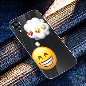 Ốp kính cường lực cho điện thoại iPhone X/XS - emoji kute MS EMJKT043