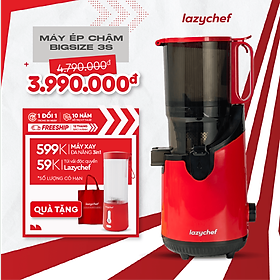 Mua Máy Ép Chậm Nguyên Quả 3S Lazychef - Máy Ép Trái Cây  Máy Làm Kem Hoa Quả  Tháo Lắp 3 Giây  Hàng chính hãng - Bảo Hành 12 Tháng -