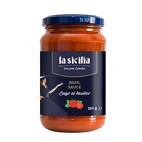 Sốt cà chua húng quế Basil Paste Sauce La Sicilia 350g