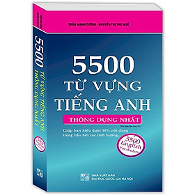 Hình ảnh sách Sách - 5500 từ vựng tiếng Anh thông dụng nhất