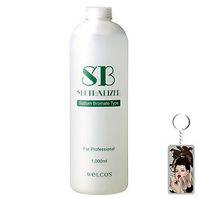 Thuốc uốn đa năng số 2 (Thuốc dập) Welcos SB Neutralize Hàn Quốc 1000ml + Móc khóa