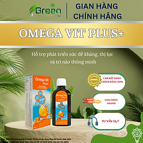 Siro OMEGA VIT PLUS+ tăng cường đề kháng, tốt cho não bộ và mắt Chai 100ml