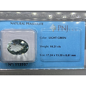 Mua Viên thạch anh xanh Praseorite oval 10.21ct 113107