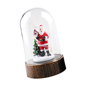 Christmas Dome with LED Night Light Desk Lamp for Christmas Living Room