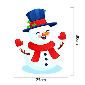 Mua Decal Dán Tường Trang Trí Noel Mã NE08 - Hình Dán Trang Trí Giáng Sinh 2021 Chất Liệu Decal Dán cắt Sẵn