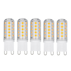 Set gồm 5 cái bóng đèn LED mang lại ánh sáng ấm