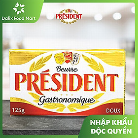 Bơ nhạt Gastronomique President 125g