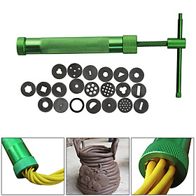High Quality Green Clay Extruders Sculpture Machine Clay Sugar Paste Extruder Fondant Cake Sculpture Polymer Tool