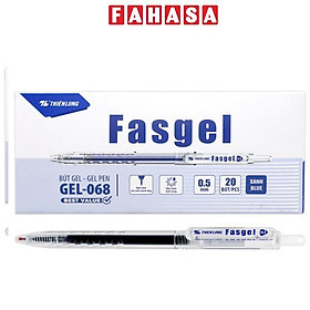 Hộp 20 Bút Gel 0.5 mm - Thiên Long Gel-068 - Mực Xanh