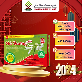 Nữ Vương New Vinh Gia Hỗ Trợ Cân Bằng PH Vùng Nhạy Cảm, Giảm Khí Hư, Ngứa Vùng Nhạy Cảm, Phòng Ngừa Các Bệnh Phụ Khoa Hộp 30 Viên