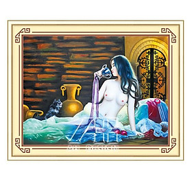 Mua Tranh đính đá CÔ GÁI 77432 (98x75cm)