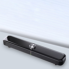 SADA V101 Speaker Bar Computer Speakers 3.5mm Wired Computer Sound Bar Rich Bass USB Powered Soundbar Speaker for PC TV