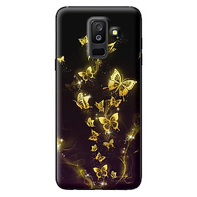 Ốp lưng cho Samsung Galaxy A6 Plus 2018 nền bướm vàng 1 - Hàng chính hãng