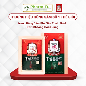 Nước Hồng Sâm Pha Sẵn Tonic Gold KGC Cheong Kwan Jang 40ml x 30 gói, 10 gói