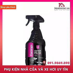Xịt dưỡng nội thất ghế da Flamingo leather polish F029 loại cao cấp hàng chính hãng