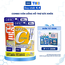 Combo Viên uống DHC Hỗ Trợ Sức Khoẻ (VitC & Multi)