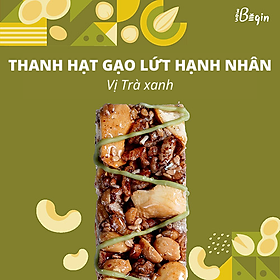 THANH NĂNG LƯỢNG HẠT & GẠO LỨT VỊ TRÀ XANH - FITTO - GREEN TEA