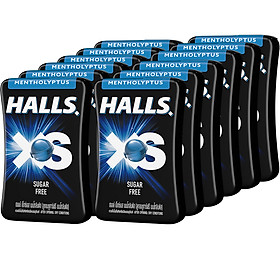 Kẹo Ngậm Halls XS Vị Bạc Hà 12 hộp