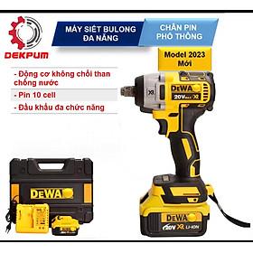 Mua  Mẫu mới 2023 - LOẠI KHỎE  Máy siết bulong DEWAT - Lõi đồng 100% - Pin 10 Cell - Máy Siết bulong - Máy bắn ốc - Máy vặn mở bu lông - Máy vặn mở ốc - Máy khoan - tiện lợi