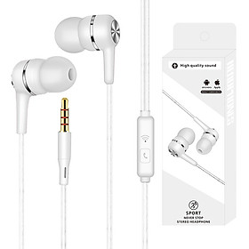 Wired Headset Earphone with Microphone Hands Free for Tablet PC Phone
