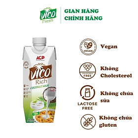 1 HỘP NƯỚC CỐT DỪA VICO RICH 330ML