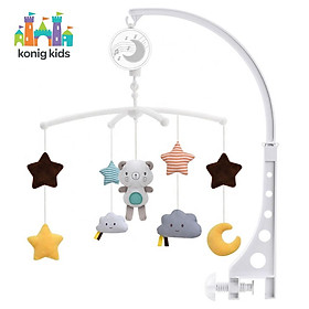 Đồ chơi treo nôi cũi phát nhạc, xoay 360 độ Konig Kids 1021-KK-63605A