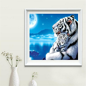 Tiger DIY 5D Diamond Sticker Embroidery Cross Stitch Painting by Number Kit