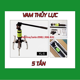 Vam cảo thủy lực 3 chấu 5 Tấn