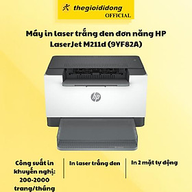 Mua Máy in laser trắng đen đơn năng HP LaserJet M211d (9YF82A) - Hàng Chính Hãng