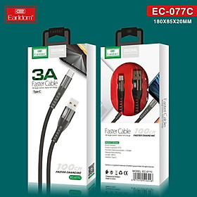 Mua Cáp Sạc Dù EC-077 ( Sạc Nhanh 3A)Tích hợp 3 cổng Type C  Micro ..