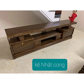 Mua Kệ tivi nhật cong  gỗ sồi dài 2m  2m2  2m4