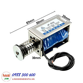 Mua Chốt điện tử  chốt nam châm điện 12V 400mA lực kéo 45N - JF-Z05